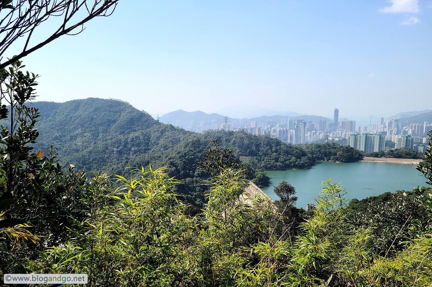 Shing Mun Redoubt - And Section of Smugglers Ridge From Across the Dam